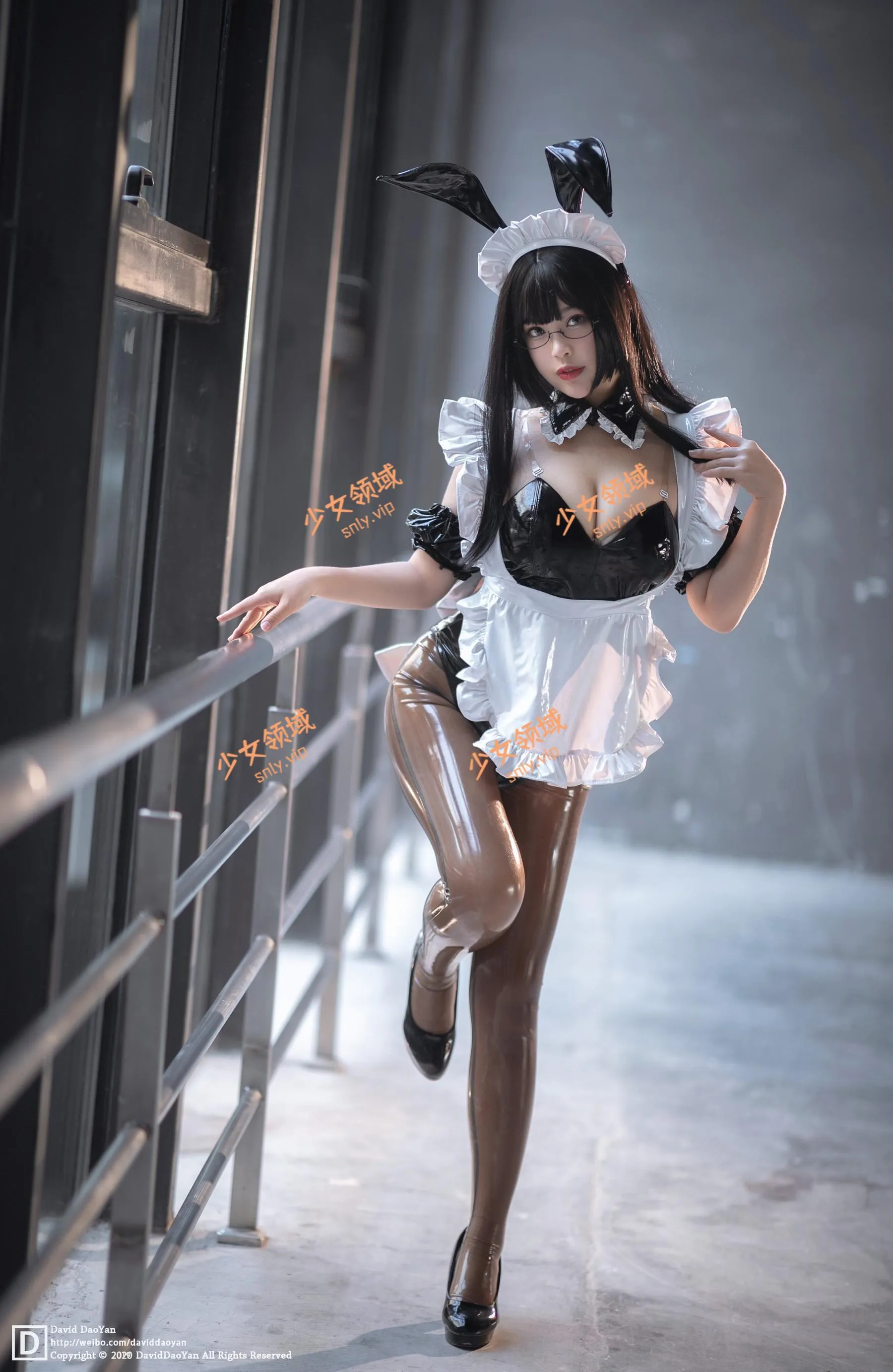 白烨 – NO.01 玉藻前同人女仆-兔女郎赠图 [13P]插图2